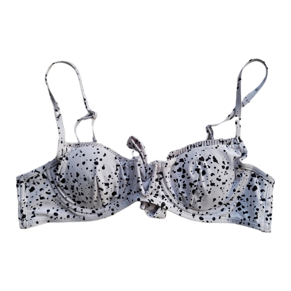 SHEIN Other - Shein Bikini Top M Medium White Black Underwire
